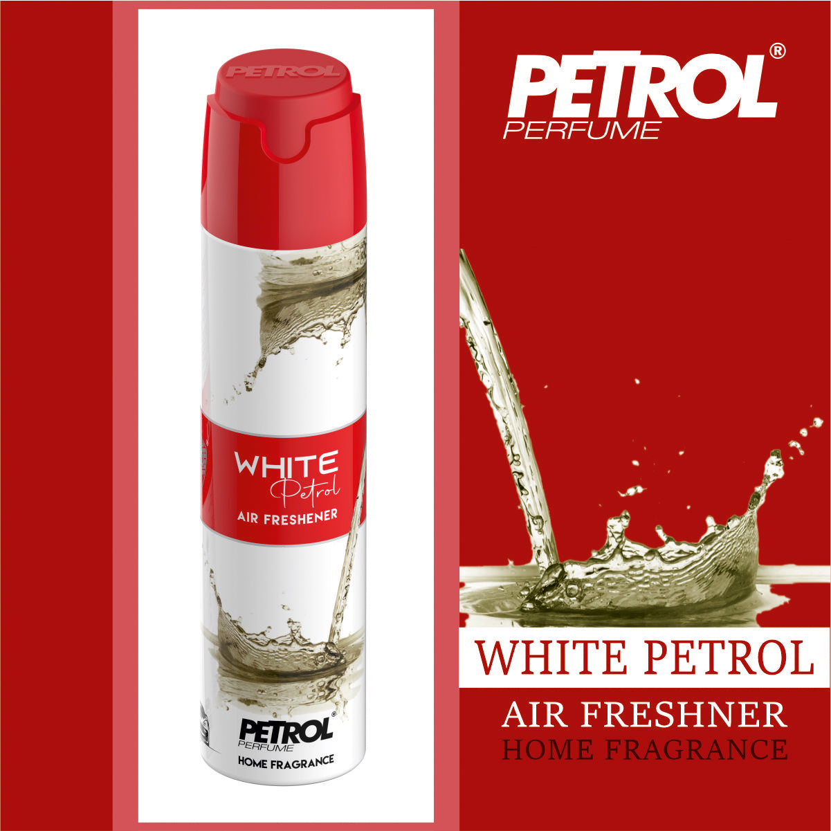 White Petrol Air Freshener Spray 250ml